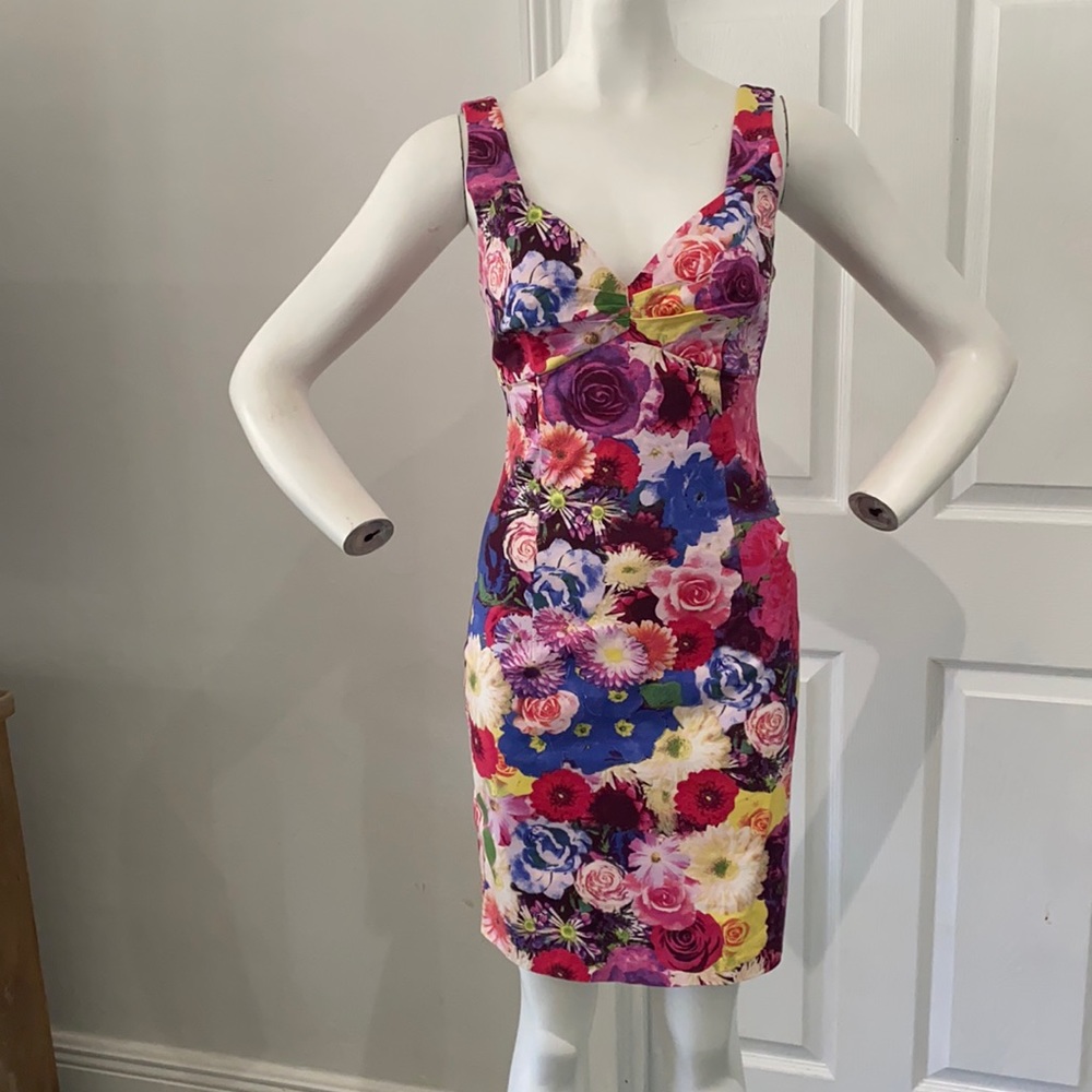 Guess sleeveless floral dress size 2 - Picture 1 of 10